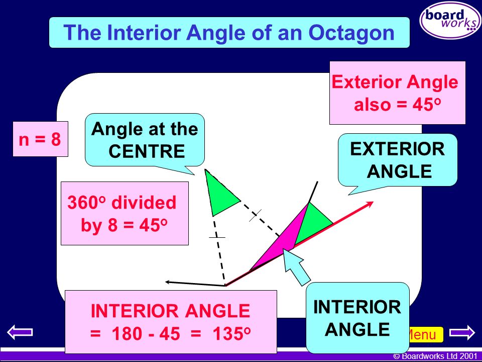 Boardworks Ltd 01 Menu Polygon Properties A Finding The Interior Angle B The Sum Of The Interior Angles Ppt Download Boardworks Ltd 01 Menu Polygon Properties A Finding The Interior Angle B The Sum Of The Interior Angles Ppt Download