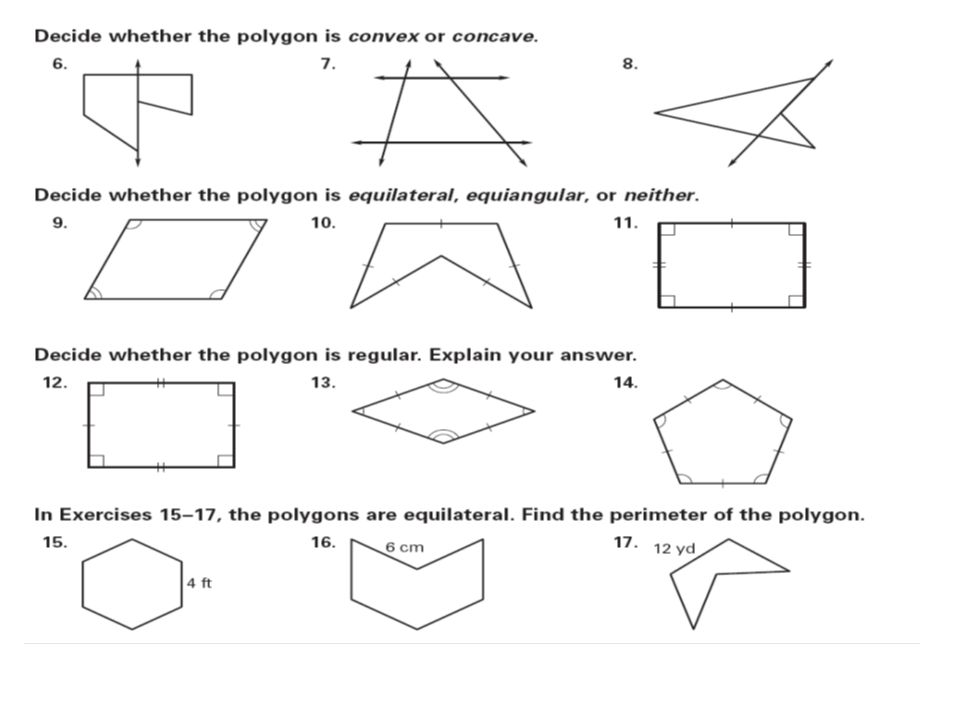 8 2 Angles In Polygons Polygon Number Of Sides Number Of
