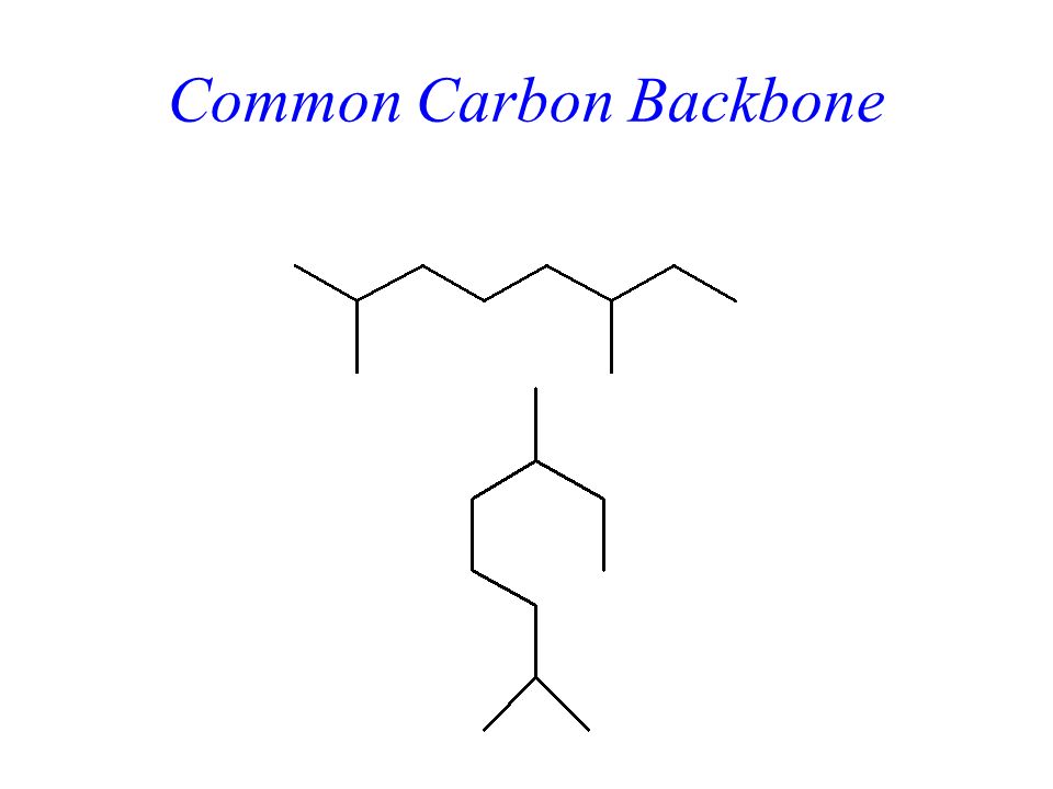 Common Carbon Backbone