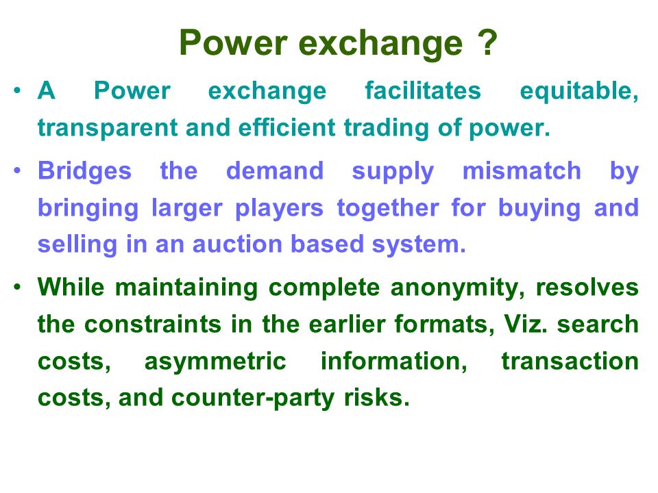 The Power Exchange