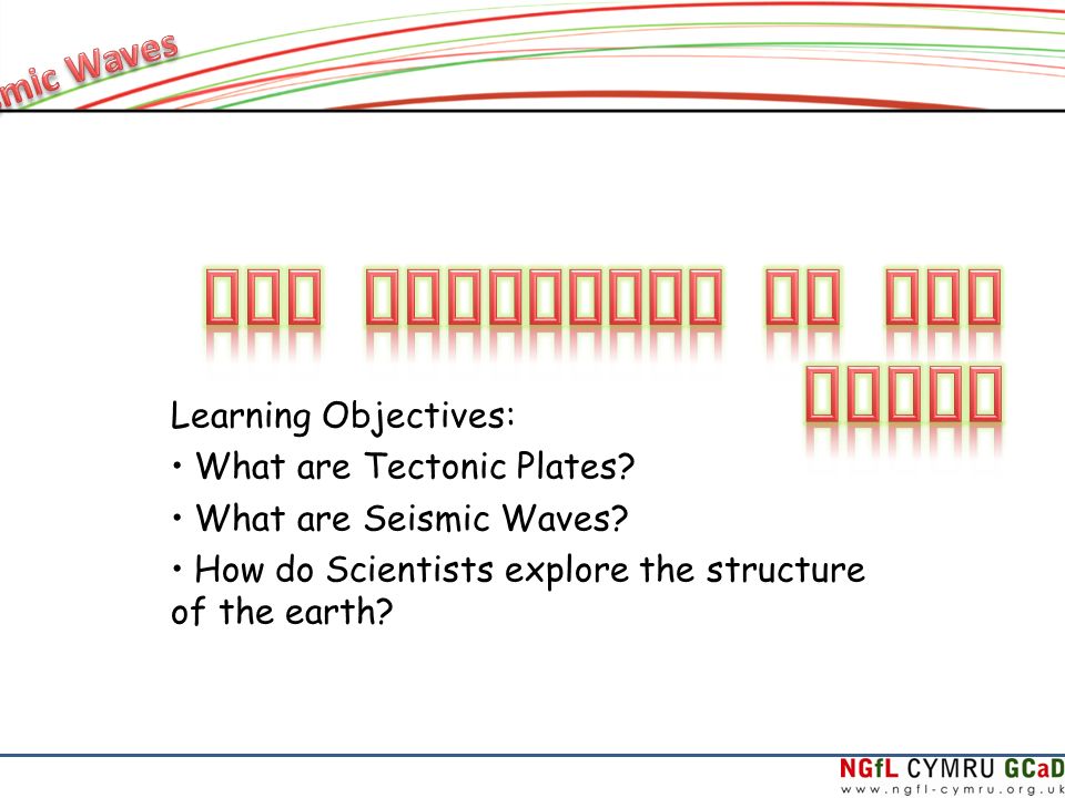 Learning Objectives: What are Tectonic Plates. What are Seismic Waves.
