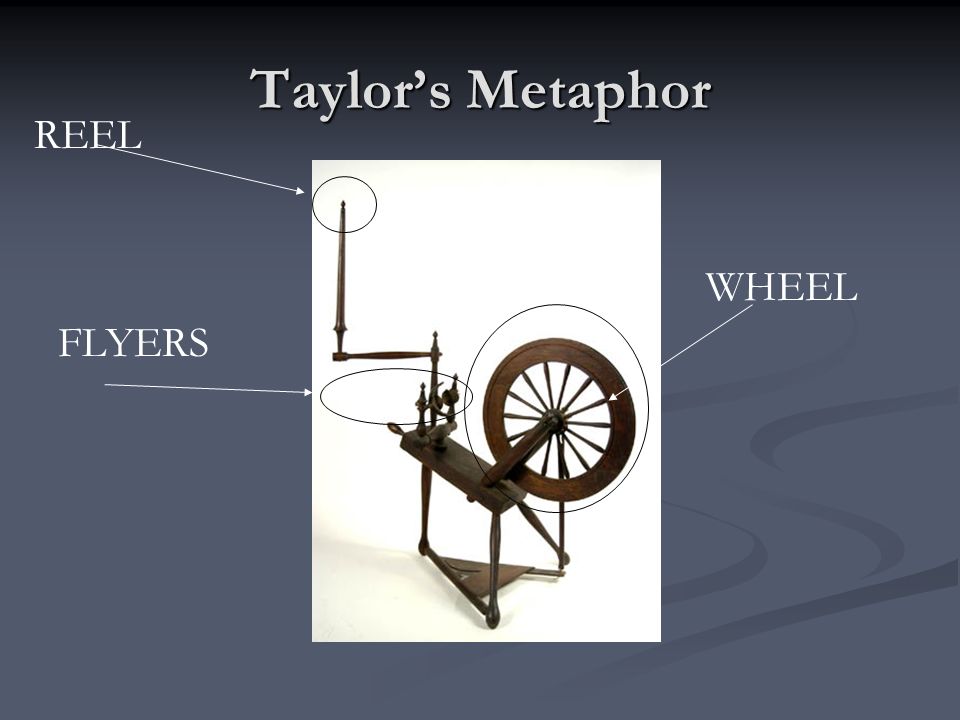Taylor’s Metaphor REEL FLYERS WHEEL