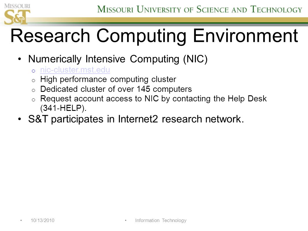 Information Technology Practical Information For New Faculty About