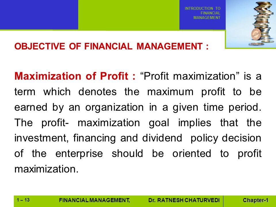 excel books financial management dr sudhindra bhatchapter