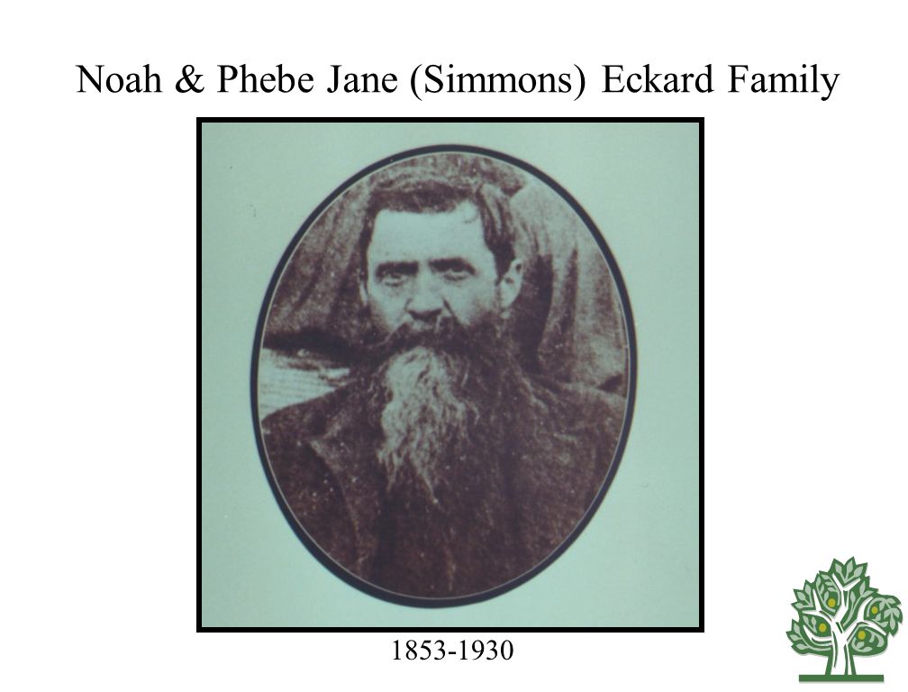 Noah & Phebe Jane (Simmons) Eckard Family