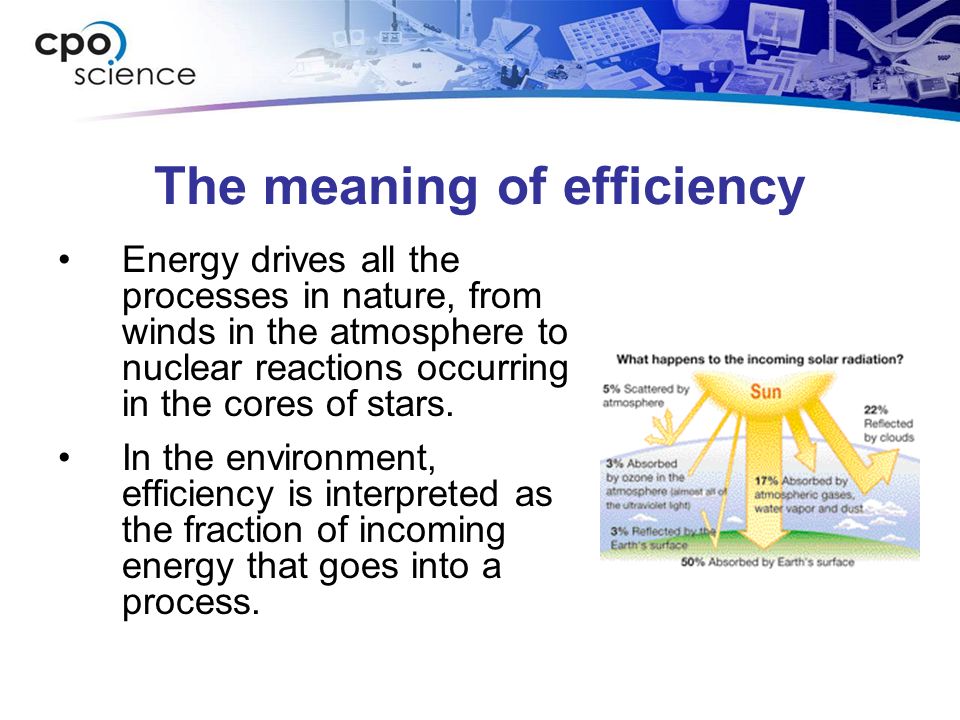 efficiency science