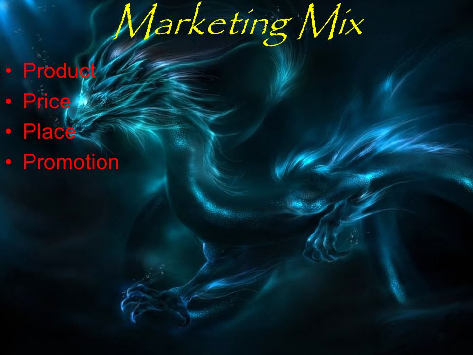 Product Price Place Promotion Marketing Mix