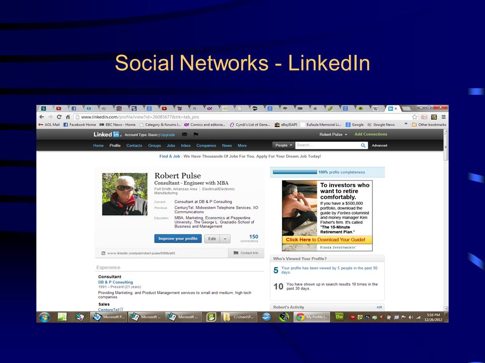 Social Networks - LinkedIn