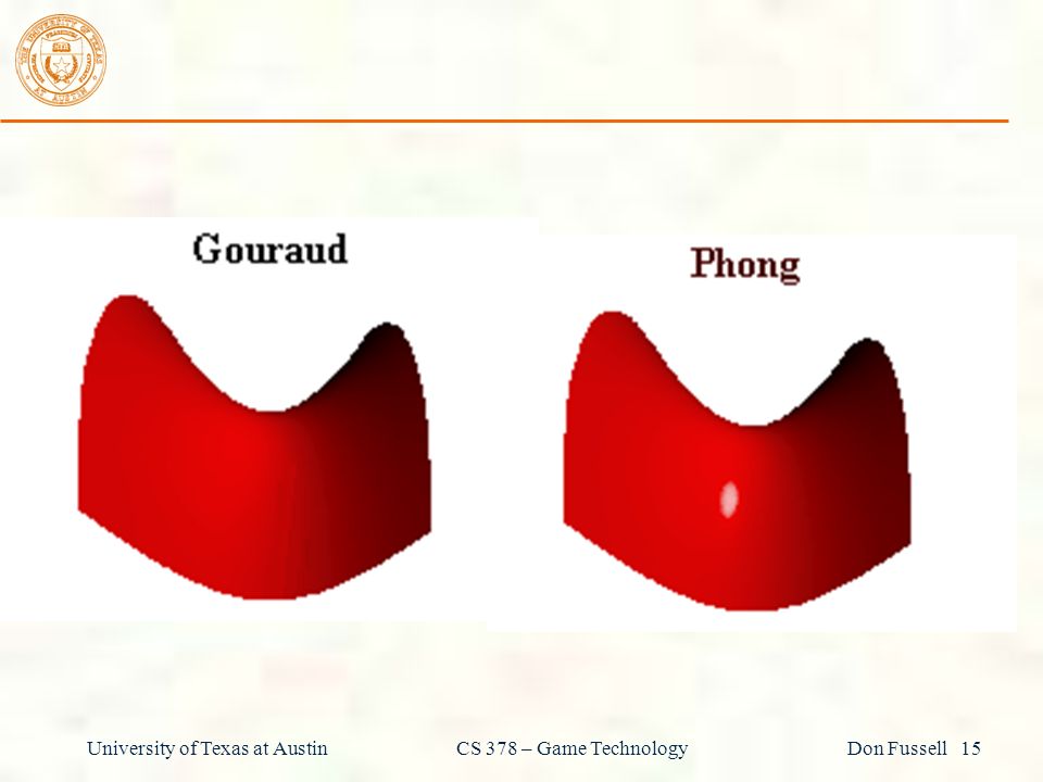University of Texas at Austin CS 378 - Game Technology Don Fussell CS 378: Computer Game Technology Basic Rendering Pipeline and Shading Spring ppt download - 웹 University of Texas at Austin CS 378 - Game Technology Don Fussell CS 378: Computer Game Technology Basic Rendering Pipeline and Shading Spring ppt download - 웹