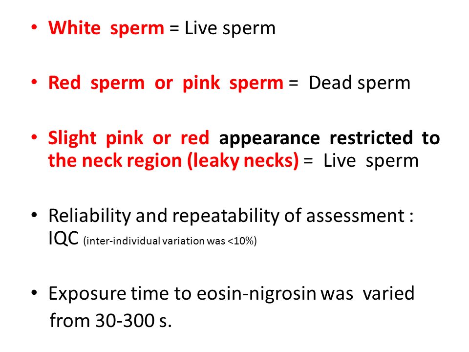 Very pity Red in sperm remarkable Scandal! Red in sperm speaking, opinion