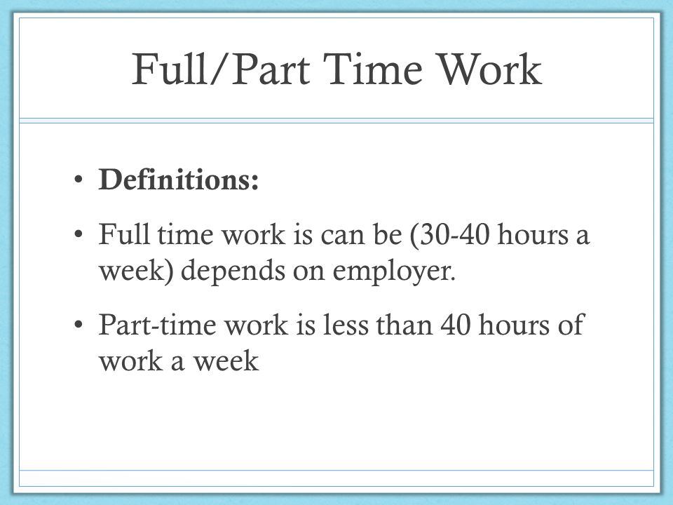 Unit 7 Workplace Issues Real World Seminar. Time Management Definition: The  ability of an individual to schedule and complete items on task and be  productive. - ppt download