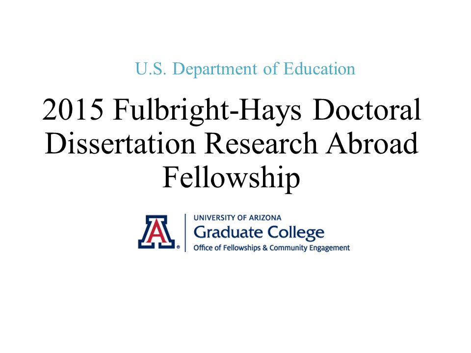 dissertation fellowships education