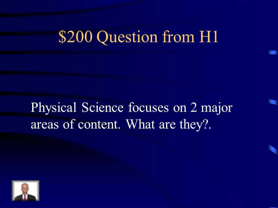 $100 Answer from H1 The natural world