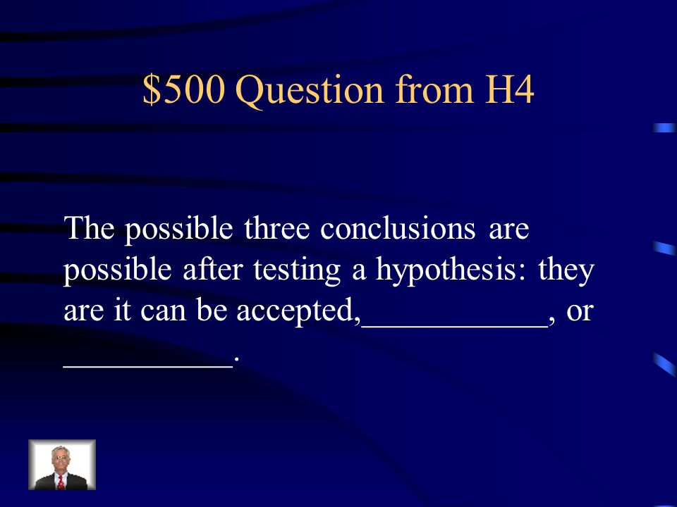 $400 Answer from H4 1.Identify the problem 2. Research the problem