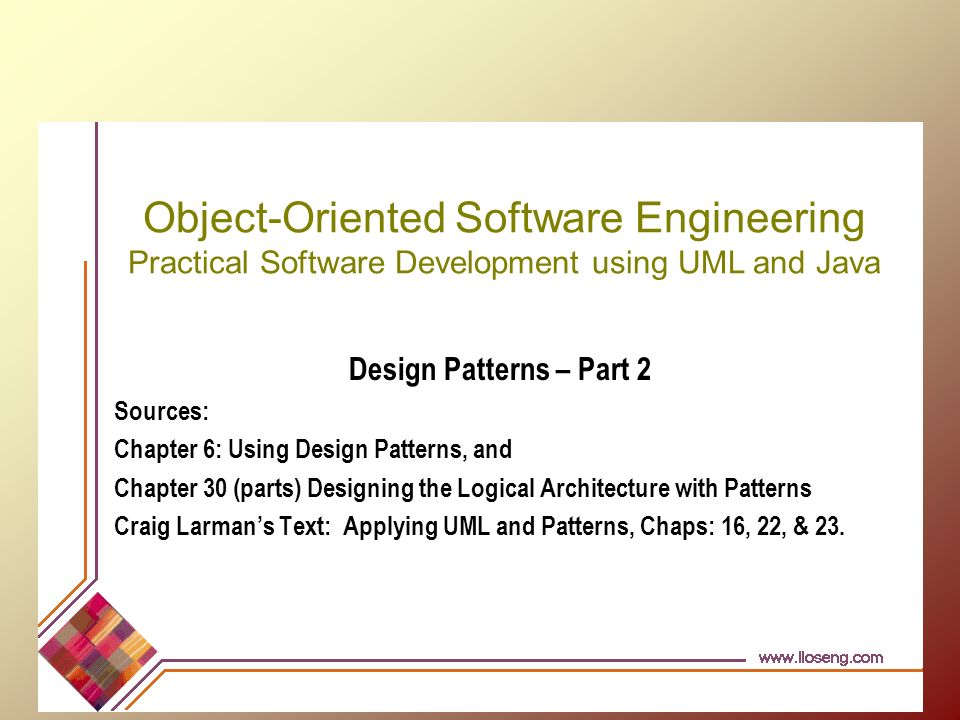 Object-Oriented Software Engineering Practical Software Development ...