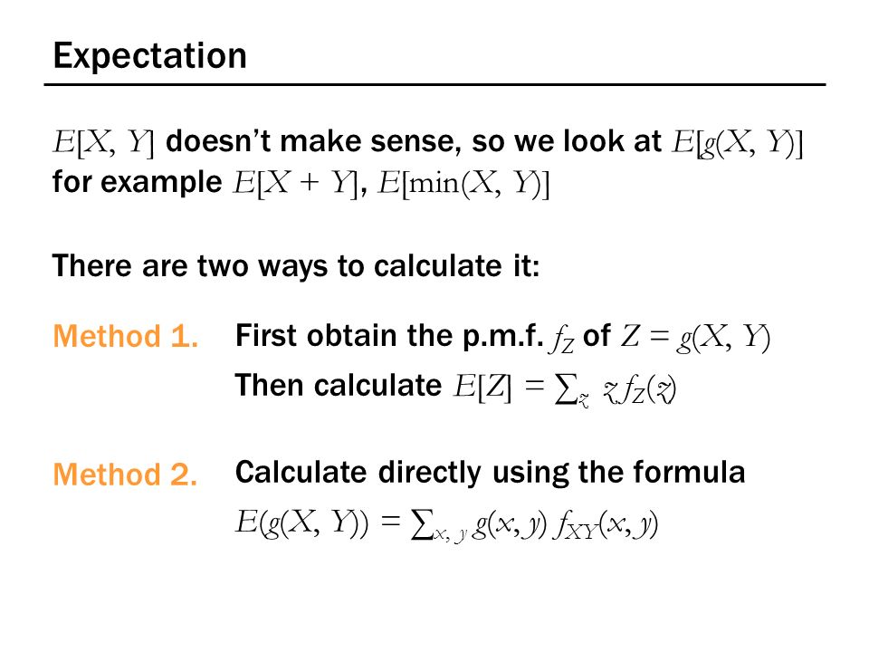 Engg 40c Probability Models And Applications Andrej Bogdanov Spring Jointly Distributed Random Variables Ppt Download