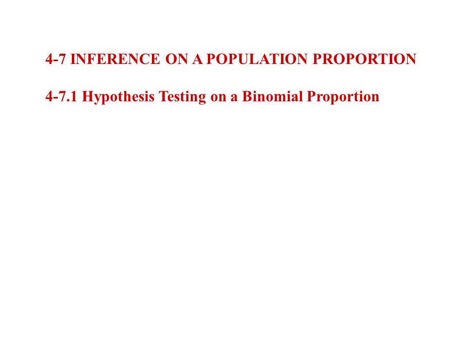 4 Hypothesis & Testing. CHAPTER OUTLINE 4-1 STATISTICAL INFERENCE 4-2 ...