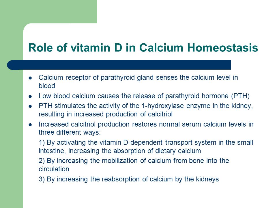 Vitamin D Synthesis And Its Relationship To Calcium Intake
