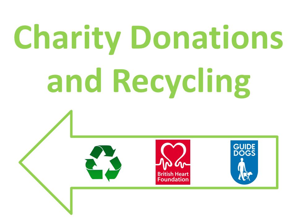 Charity Donations and Recycling