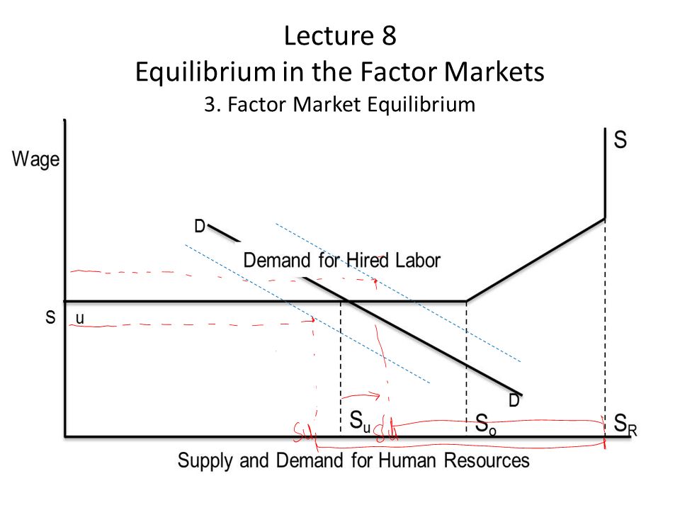 Lecture 8 Equilibrium in the Factor Markets 3. Factor Market Equilibrium