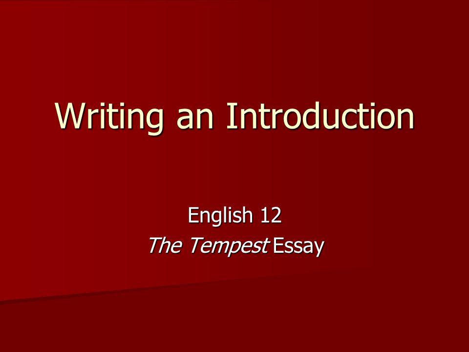 The tempest a new perspective english literature essay the tempest essay topics