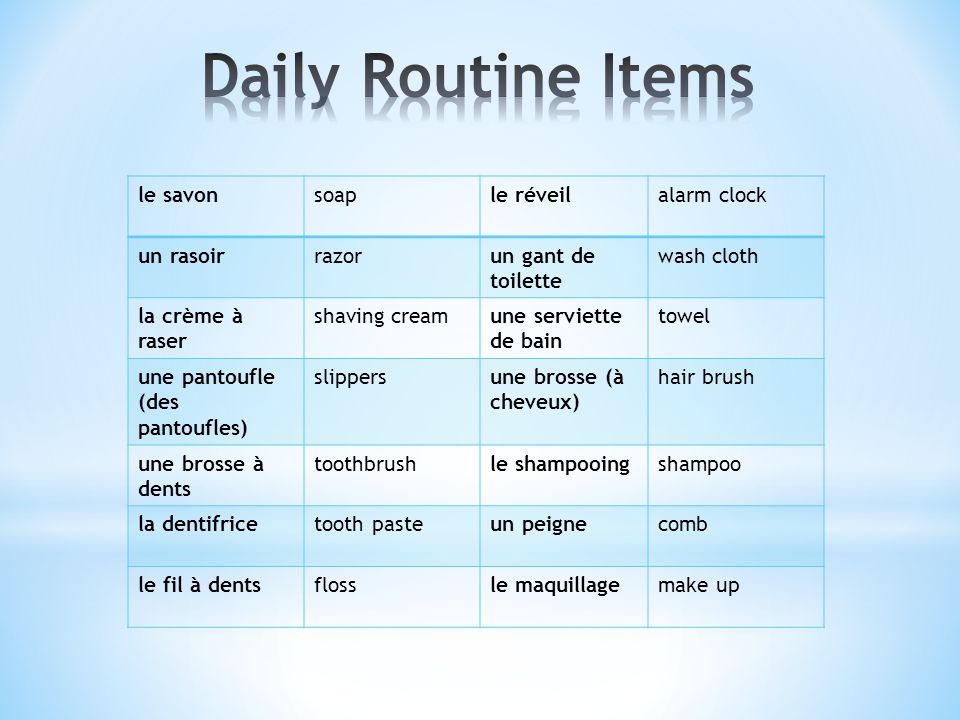 By: p 3. Words used to describe daily routines use reflexive verbs, which  usually describes what a person does to or for himself/herself. The  reflexive. - ppt download