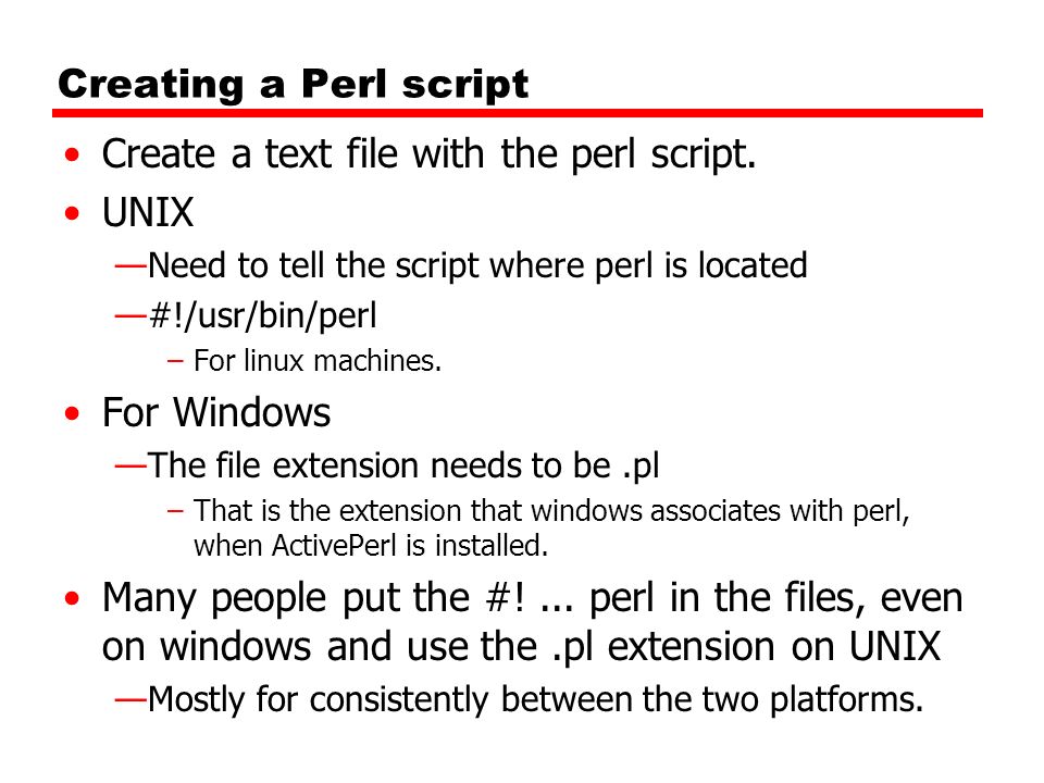 Perl data, scalar data types and control structures. - ppt download