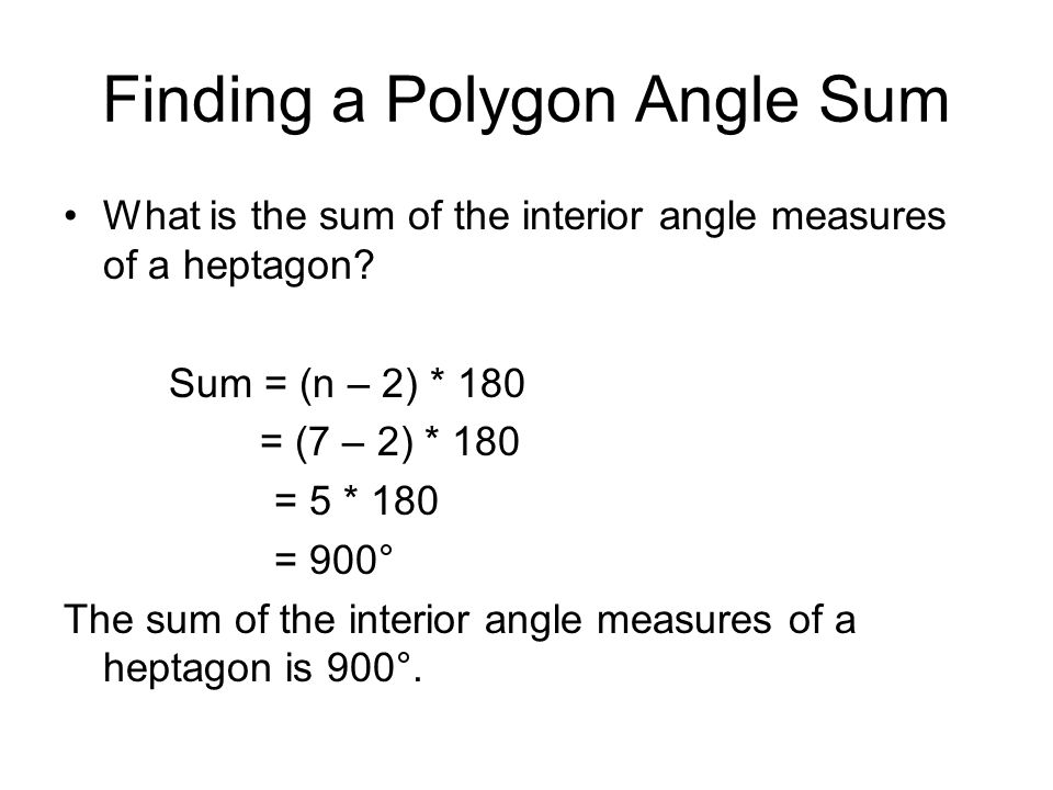 6 1 The Polygon Angle Sum Theorems Theorem 6 1 Polygon