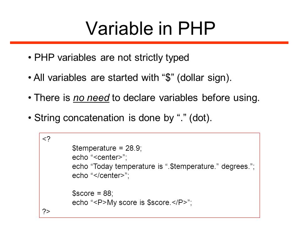 Web Technology Introduction to PHP. PHP PHP stands for PHP Hypertext ...