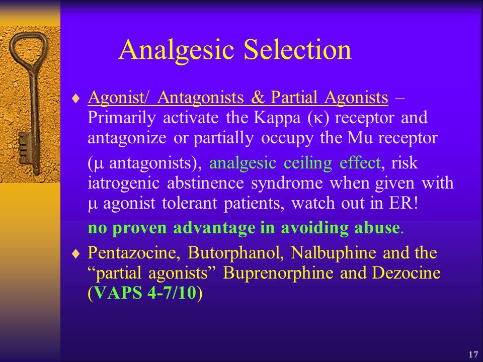1 Opioid Selection For Acute And Chronic Pain Control J K Lilly Md