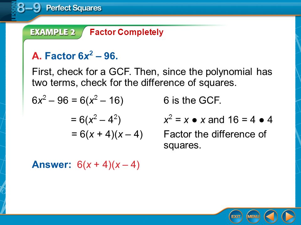 Splash Screen. Lesson Menu Five-Minute Check (over Lesson 8–8) CCSS ...