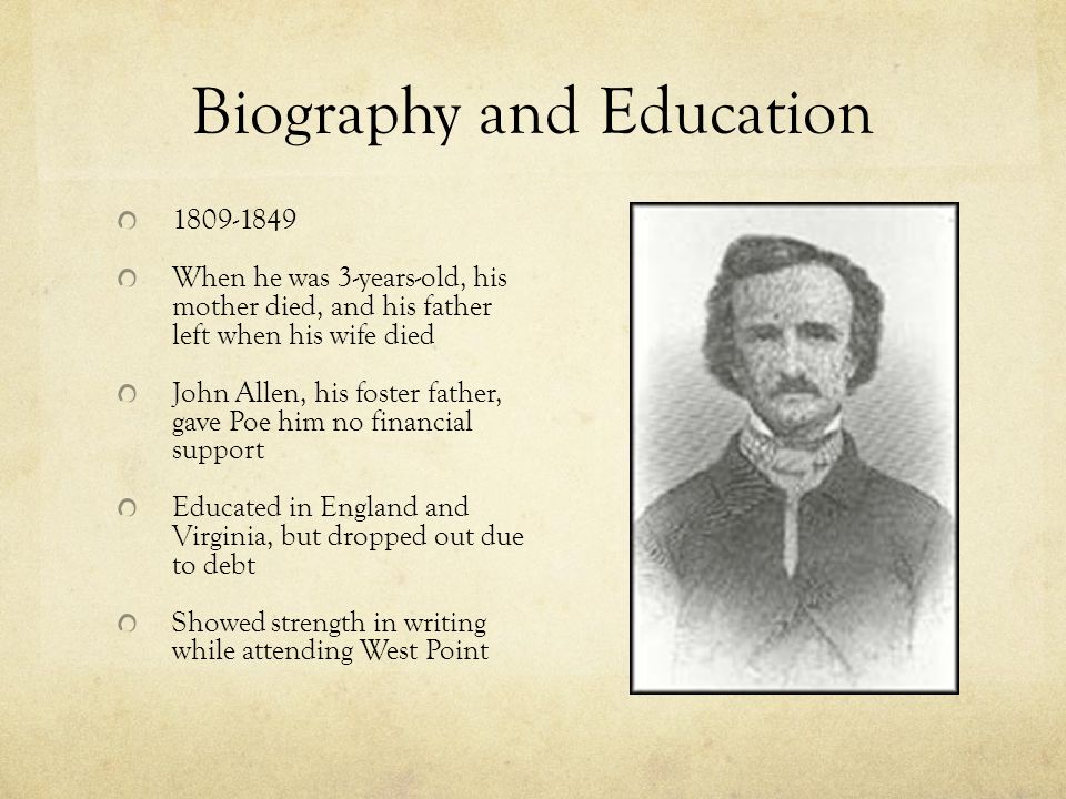 edgar allan poe biography