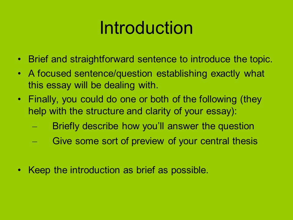 My Hobby English Essay Introduction Thesis Statement Essay Example also Proposal Essay Ideas Structuring An Essay An Overview Of Essay Craft The Ideas Here Are Science Essays Topics