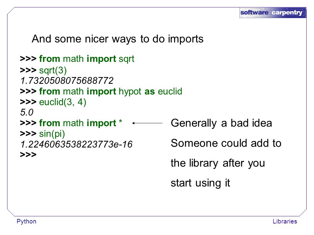 From math import sqrt