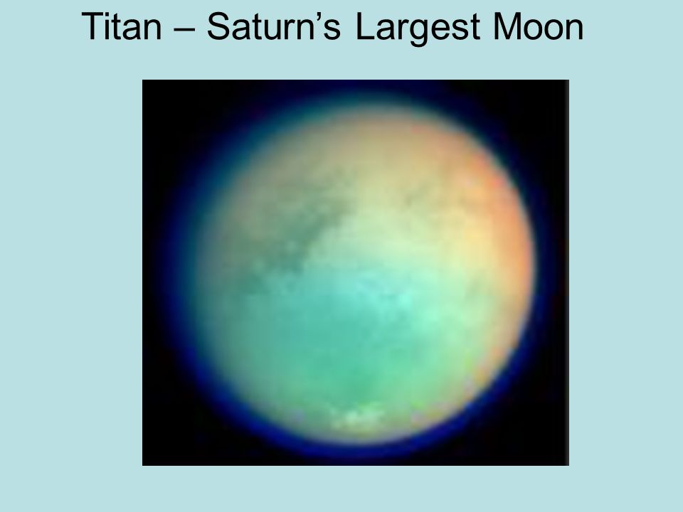 Titan – Saturn’s Largest Moon