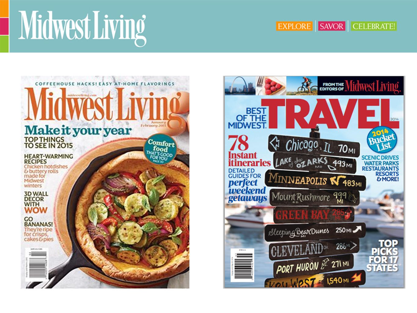 About Midwest Living Magazine Midwest Living editorial covers 12 U.S
