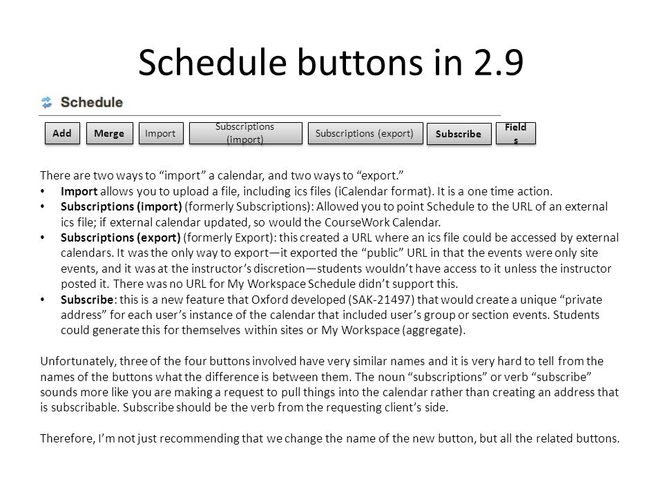 name changes for buttons in Schedule Sept 27, ppt download