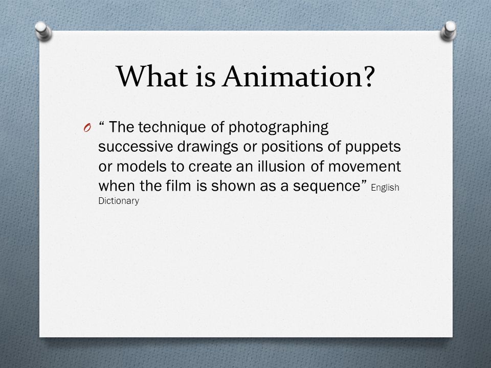 What is Animation.