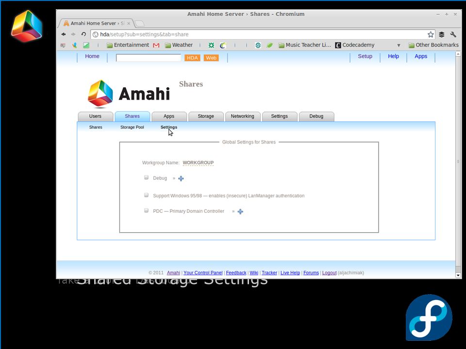 windows home server 2011 vs amahi