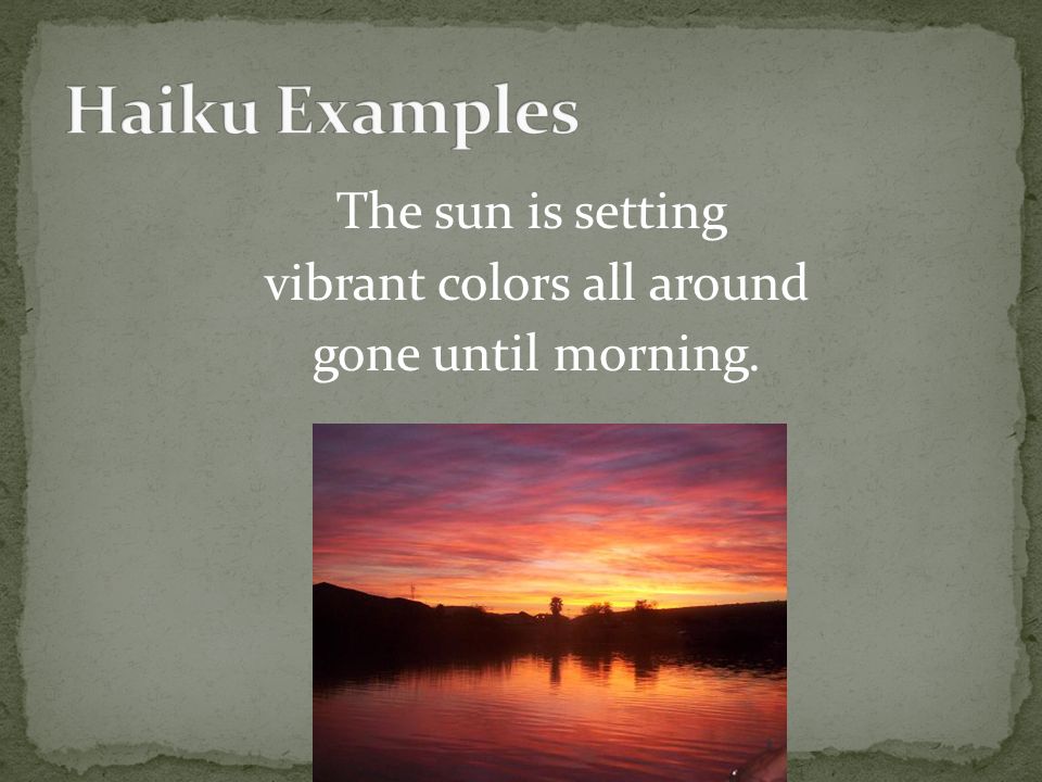 haiku examples 5 7 5