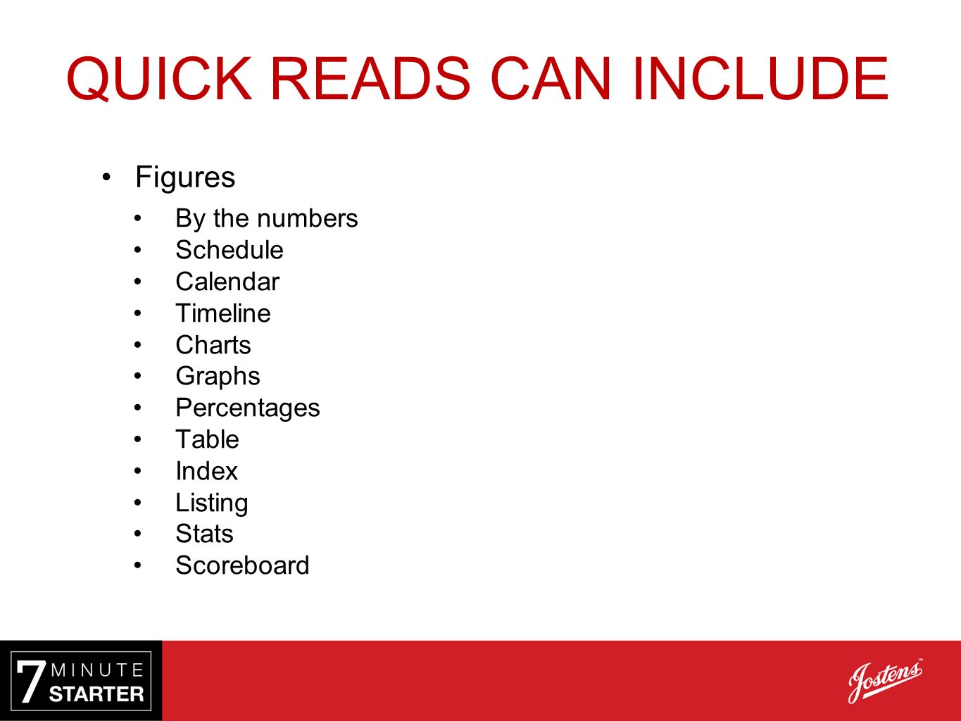 6 1 Quick Reads Step 1 Learn Alternative Story Formats Or Quick Reads Help Tell The Story In A Visual And Fun Way Quick Reads Require Less Writing Ppt Download