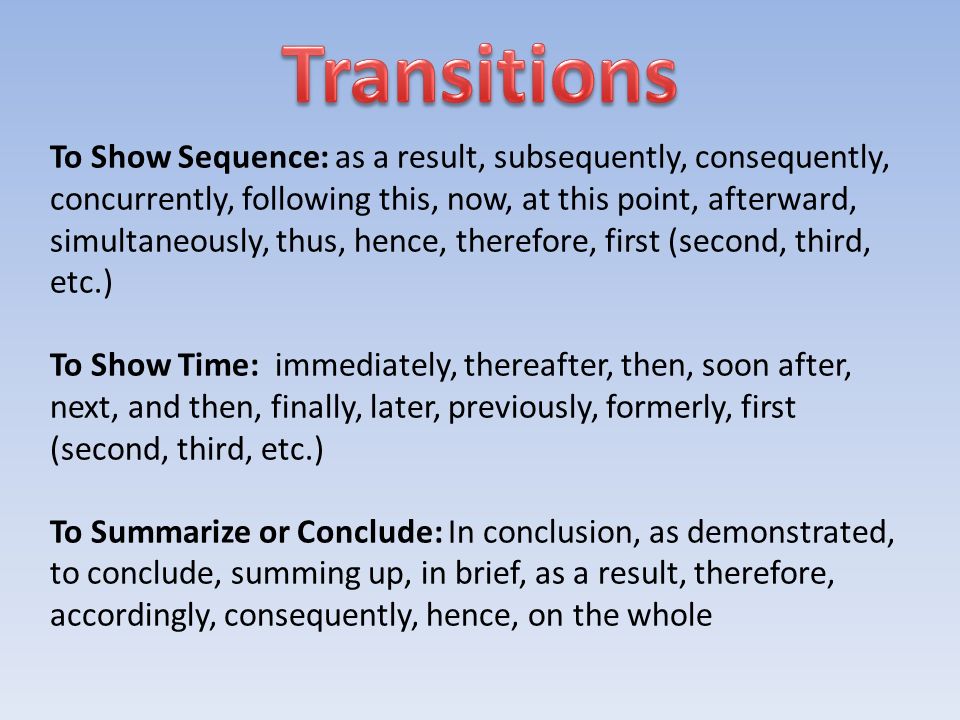 March 5 and 7, 2013 MUGS Shot QuickWrite (3/7) Transitions Homework ...