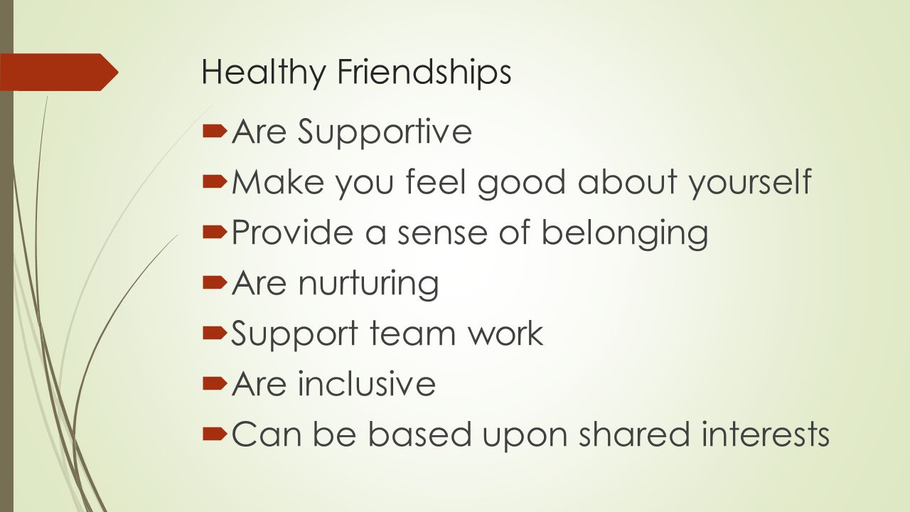 Healthy Friendships photo pics Healthy Friendships