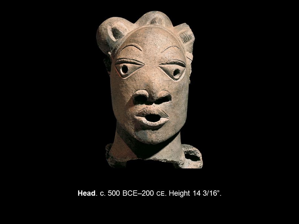 Nok Terracotta Horned Head, 500 BCE - 500 CE