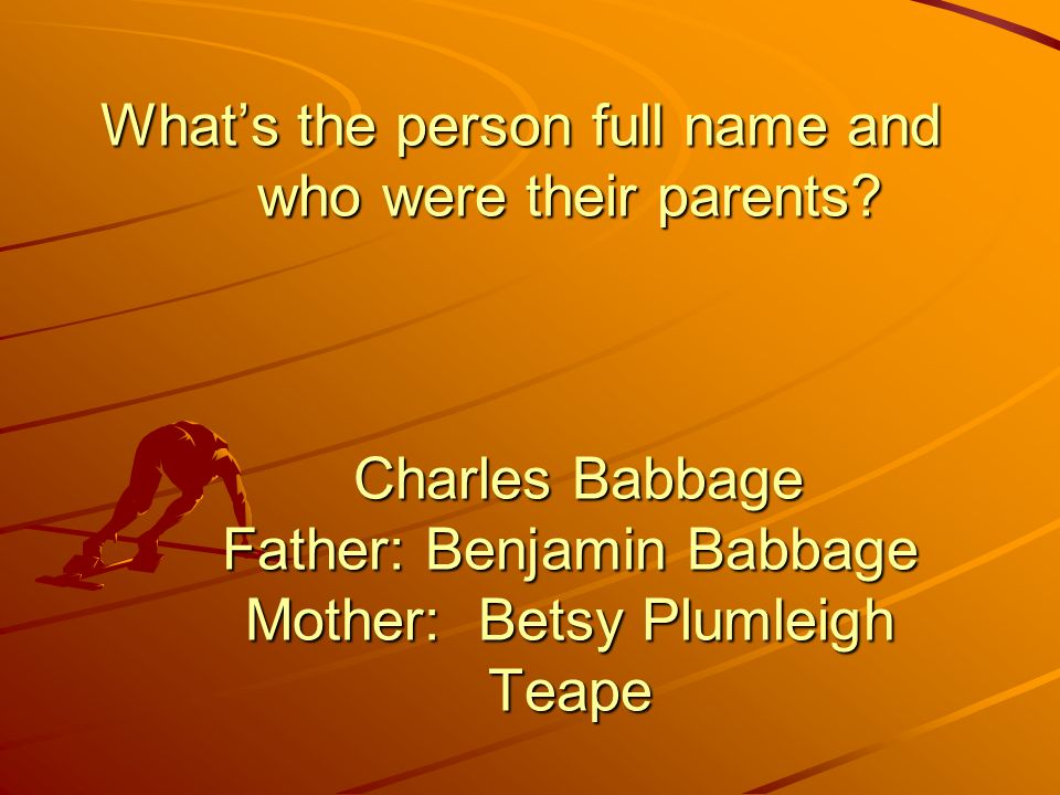 charles babbage parents