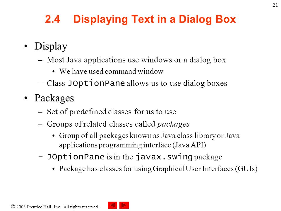 1 COMP 241: Object-Oriented Programming with Java Fall 2004 Lecture 1 ...