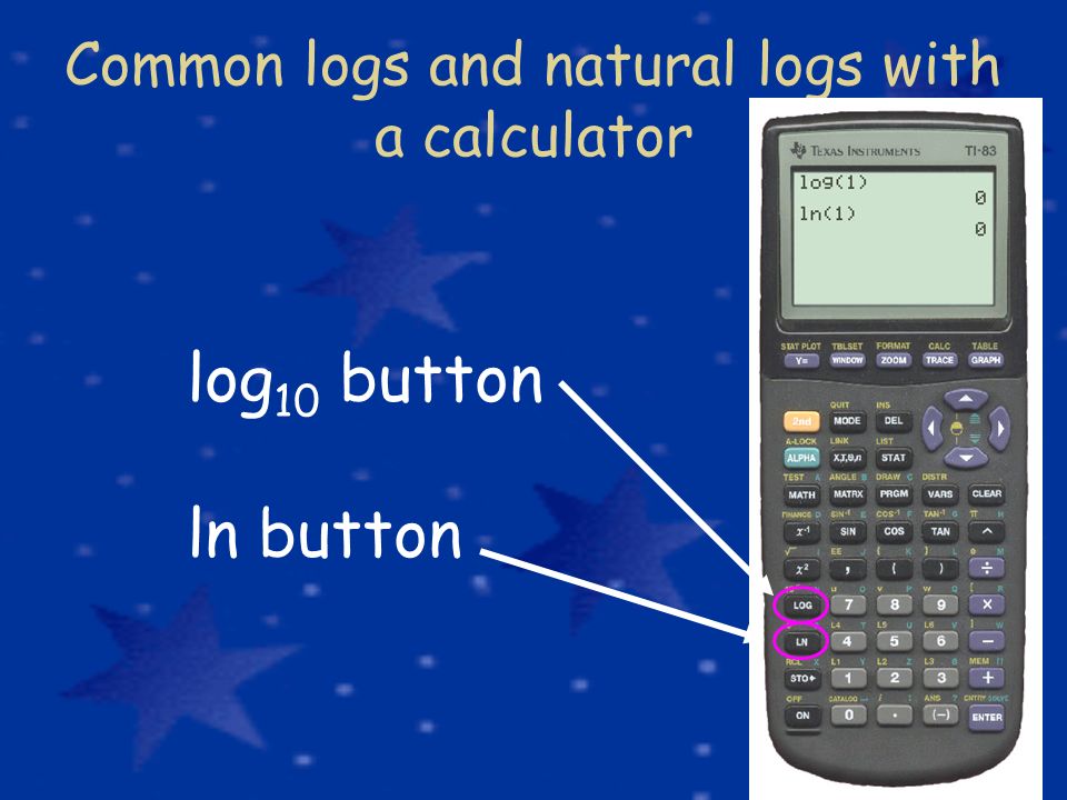 8.4 Logarithms p Evaluating Log Expressions We know 2 2 = 4 and 2 3 = 8 But  for what value of y does 2 y = 6? Because 2 2 <6<2 3 you would expect. -  ppt download