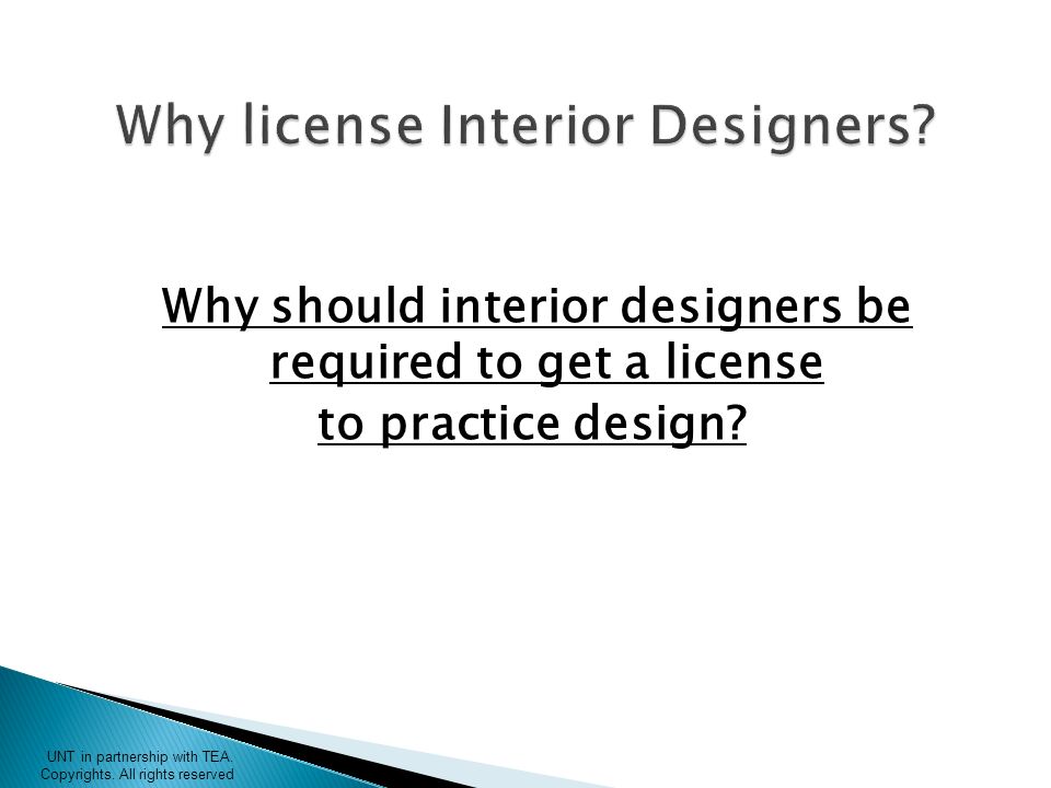 Interior Design License Requirements Unt In Partnership With