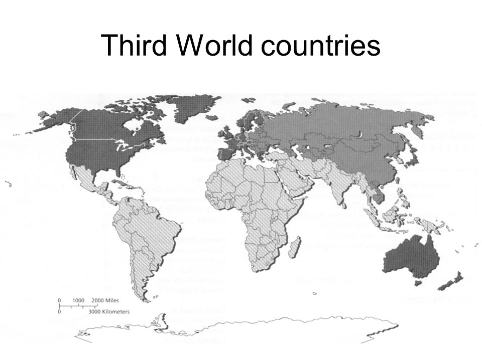 Third World countries.