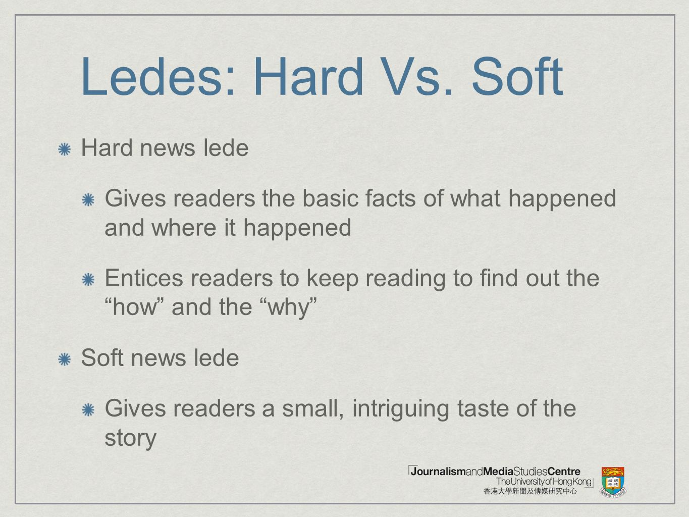 hard lead vs soft lead